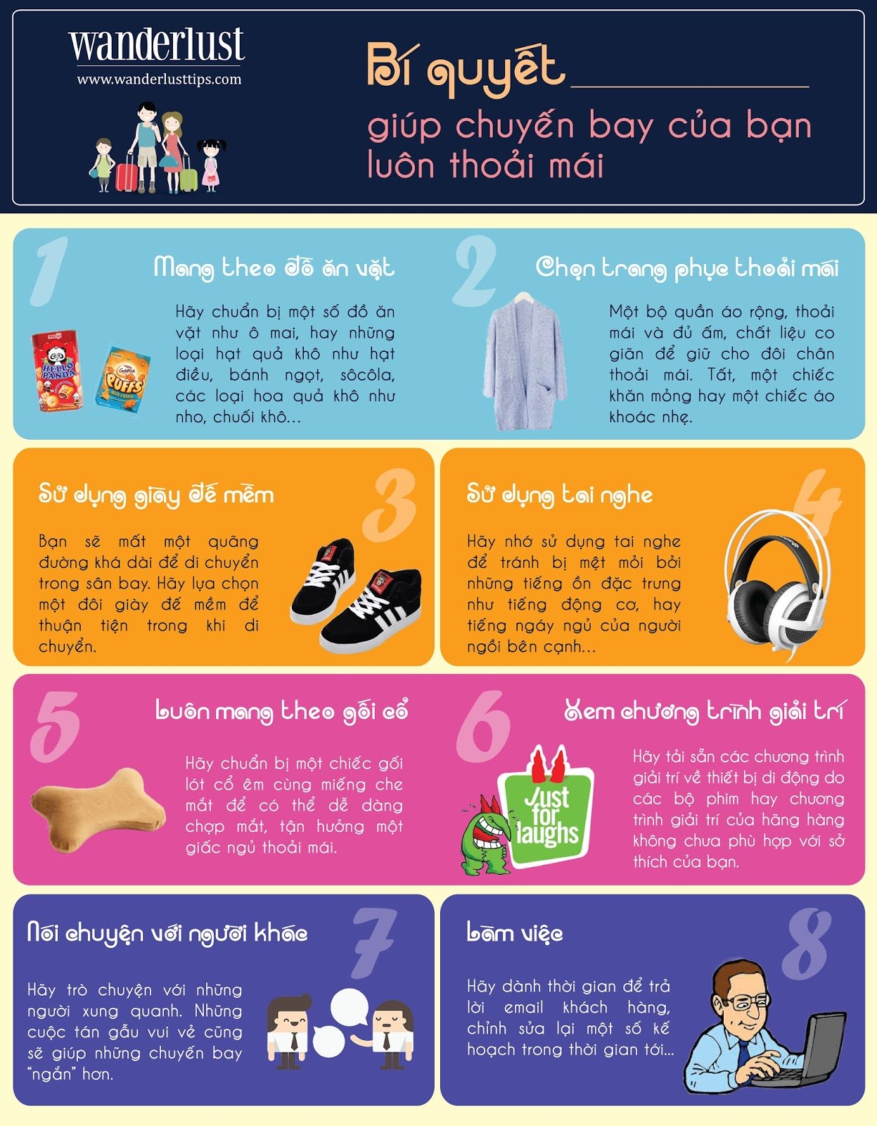 Bí quyết giúp chuyến bay của bạn luôn thoải mái