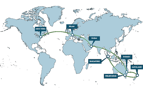 Bay tới 5 châu lục trên khoang hạng nhất của Emirates chỉ 300usd