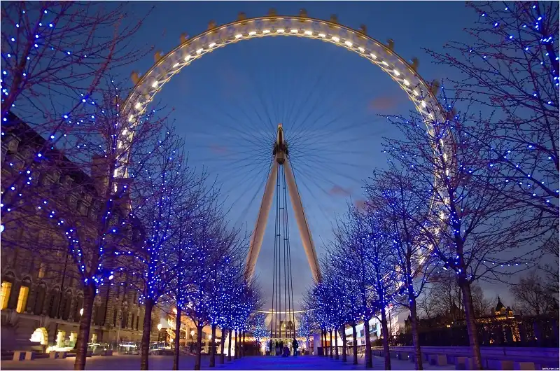 Châu Âu rực rỡ mùa Giáng sinh về 6 London Eye