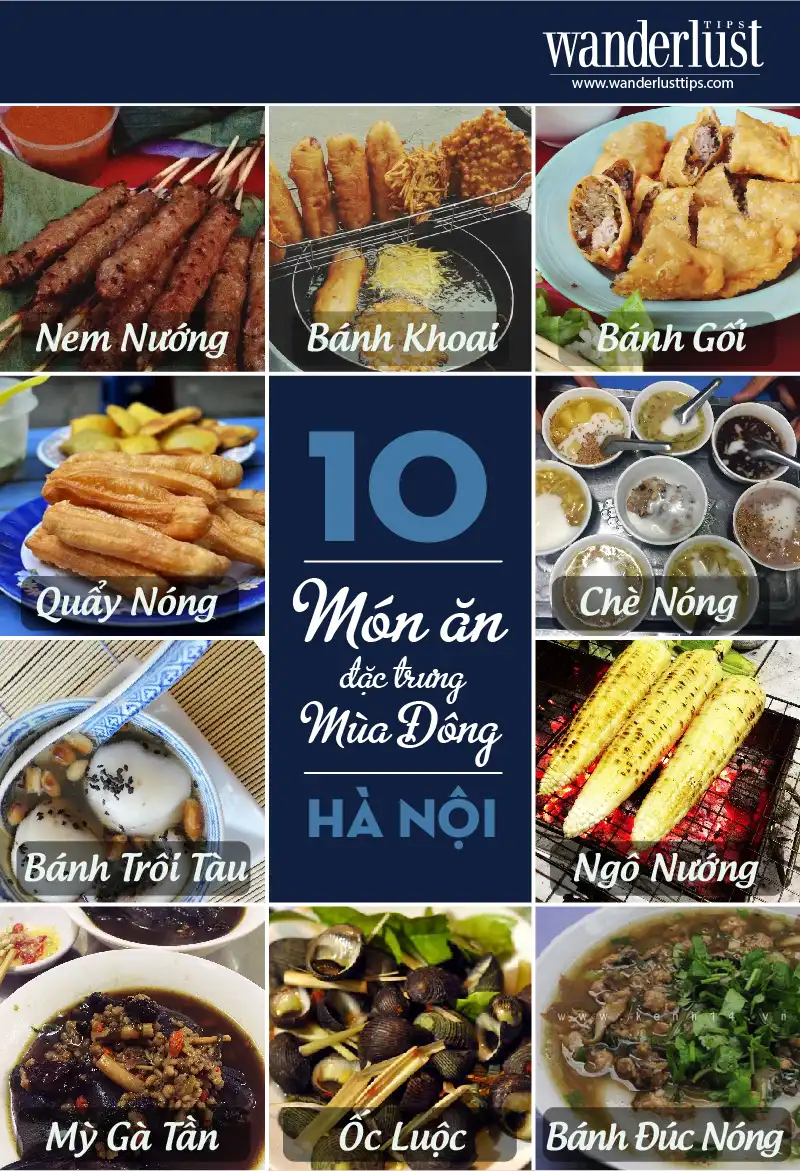 Tạp chí Du lịch Wanderlust Tips 10 món ngon đặc trưng mùa đông Hà Nội