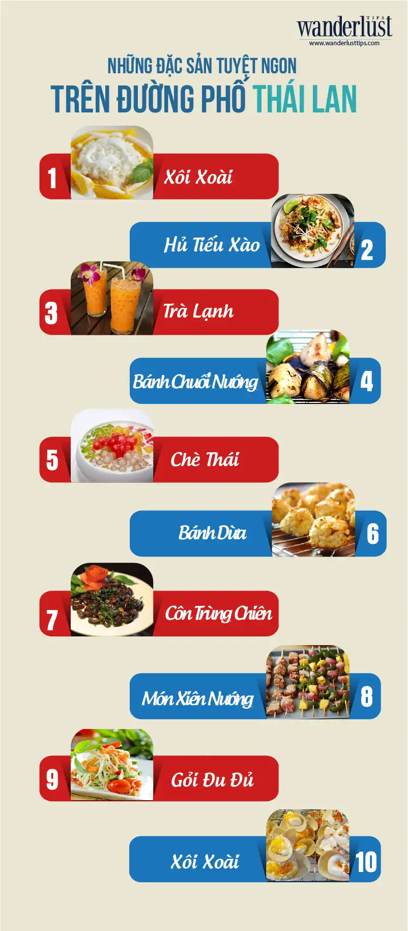Những đặc sản tuyệt ngon trên đường phố của ẩm thực Thái Lan 5 Tạp chí Du lịch Wanderlust Tips Những đặc sản tuyệt ngon trên đường phố của ẩm thực Thái Lan