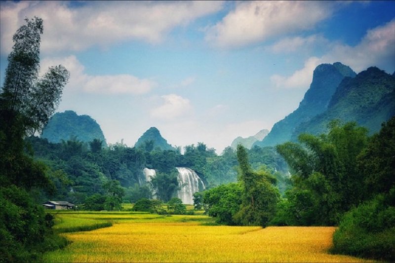 Vẻ đẹp ấn tượng của thác Bản Giốc