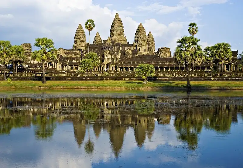 Angkor Wat Temple before sunset, Siem Reap, Cambodia.