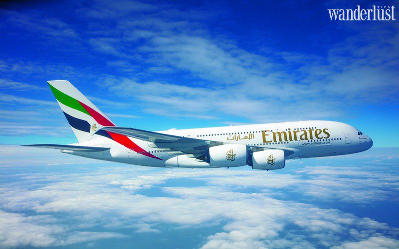 Wanderlust Tips Emirates Airlines tang chuyen bay mo phong cho 01 e1571737897585
