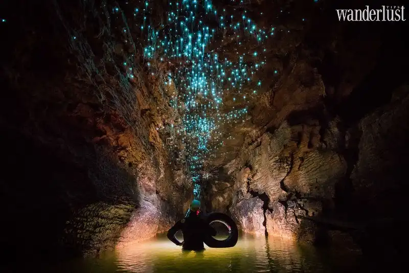 Tạp chí Du lịch Wanderlust Tips Kỳ ảo sâu phát sáng trong hang động ở New Zealand