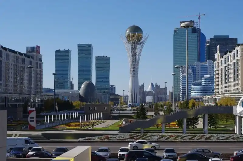 Central Downtown Astana, Kazakhstan