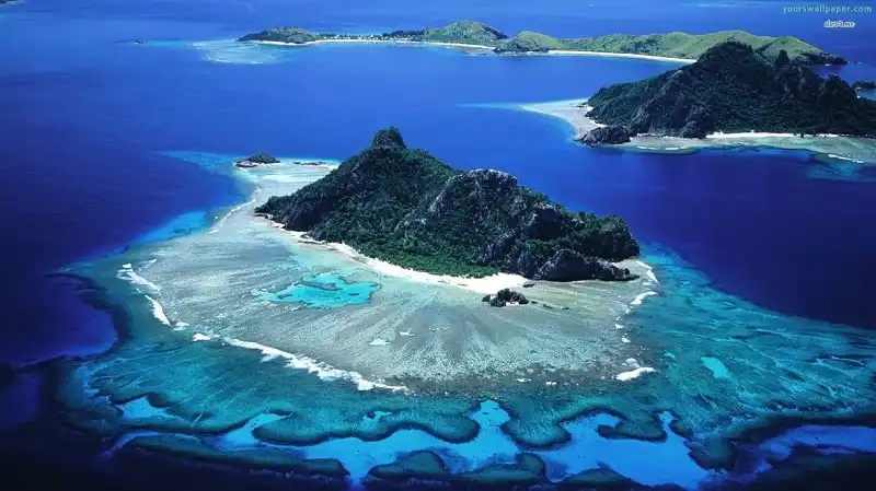 Monukiri and Monu Islands. Fiji Islands