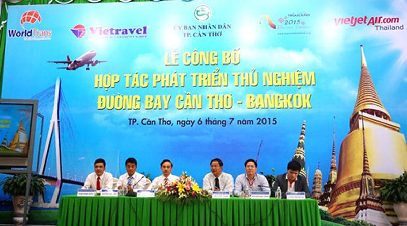 Mở lại đường bay thẳng Cần Thơ – Bangkok