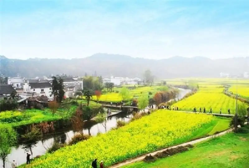 Ngỡ ngàng trước vẻ đẹp của "ngôi làng quyến rũ nhất Trung Quốc" 11 Làng Wuyuan thanh bình trong buổi sớm với những căn nhà cổ, dòng kênh tĩnh lặng, và những con đường làng quanh co.