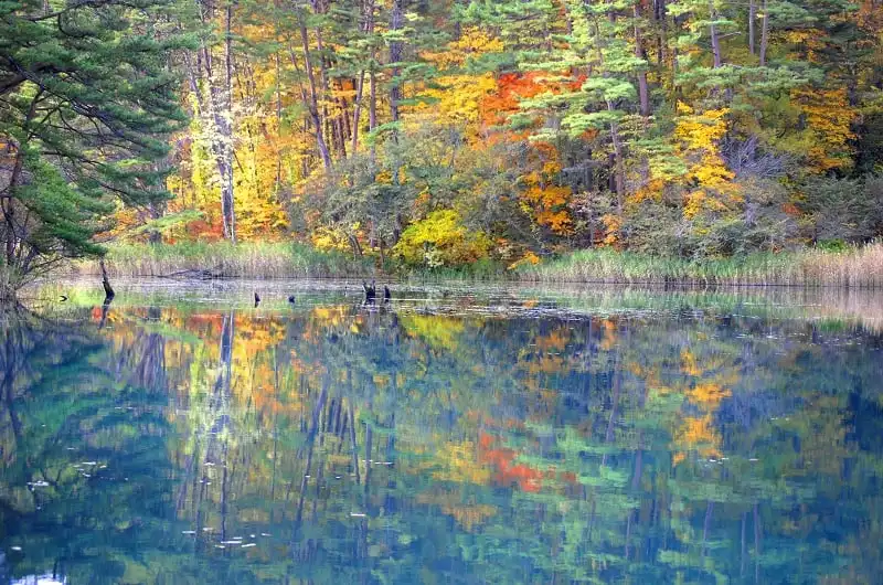 Mê hoặc vẻ đẹp kỳ ảo của hồ ngũ sắc ở Nhật Bản 7 wanderlust_tips_ve_dep_ho_ngu_sac_6