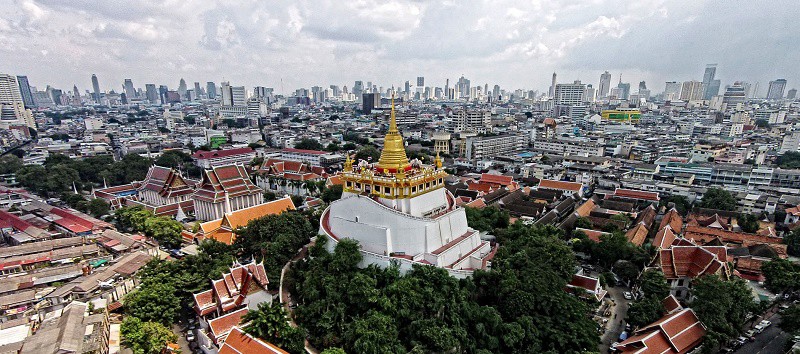 Chùa Núi Vàng – nơi linh thiêng bậc nhất Bangkok