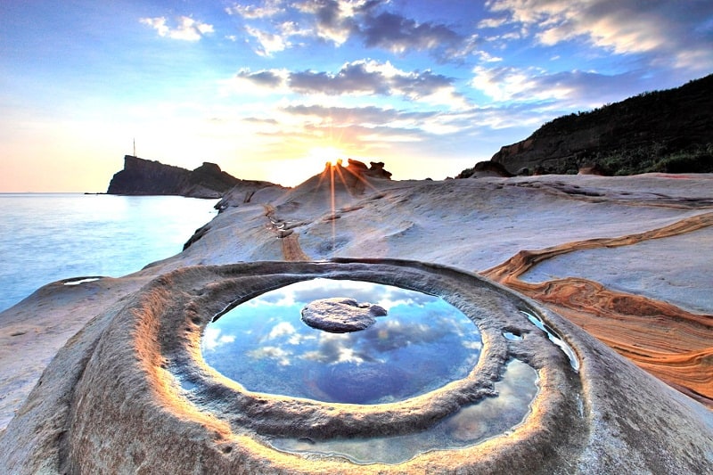 Kỳ thú cảnh quan đá tự nhiên công viên địa chất Dã Liễu