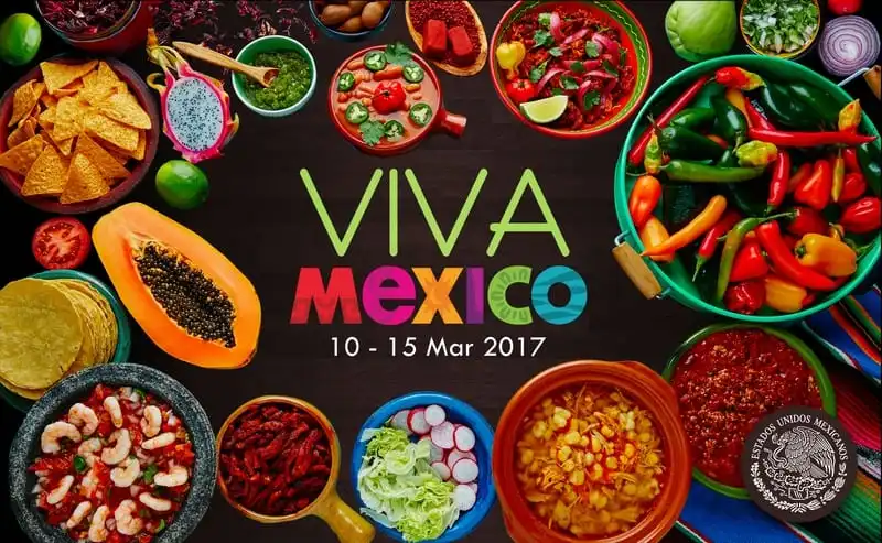 Mexican food mix colorful background Mexico; Shutterstock ID 375796477