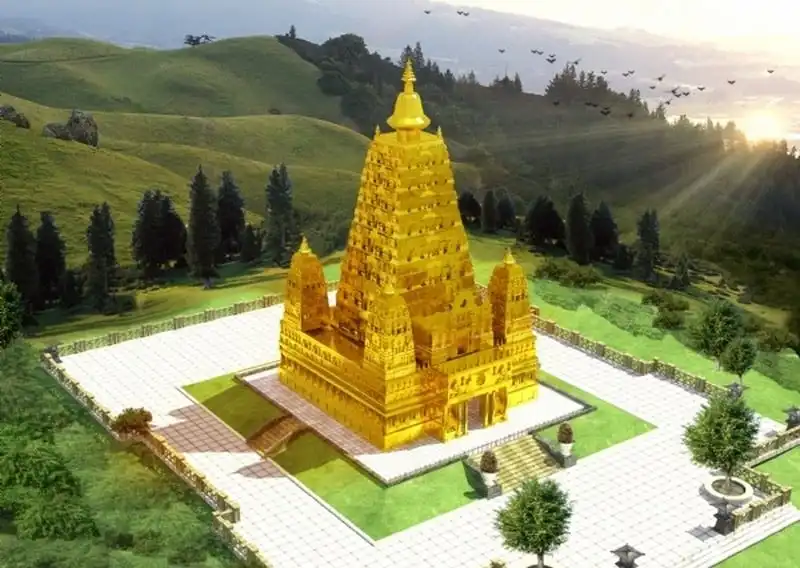 Sẽ có Đại bảo tháp bằng 300 tấn đồng nguyên chất dát vàng tại Chùa Ba Vàng 6 wanderlust-tips-se-co-dai-bao-thap-bang-300-tan-dong-vang-nguyen-chat-tai-chua-ba-vang-2