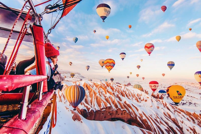 Choáng ngợp khinh khí cầu ở Cappadocia, Thổ Nhĩ Kỳ
