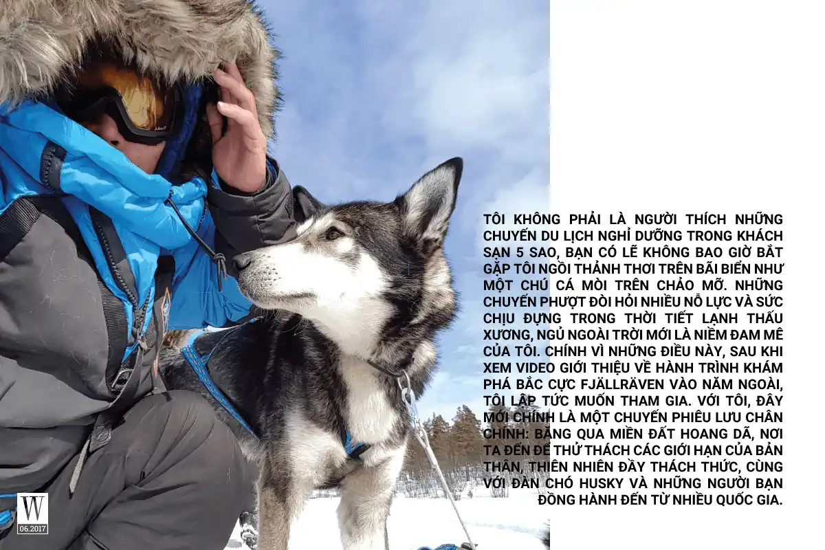 wanderlust tips chinh phuc fjallraven polar 300km tren xe truot tuyet 2