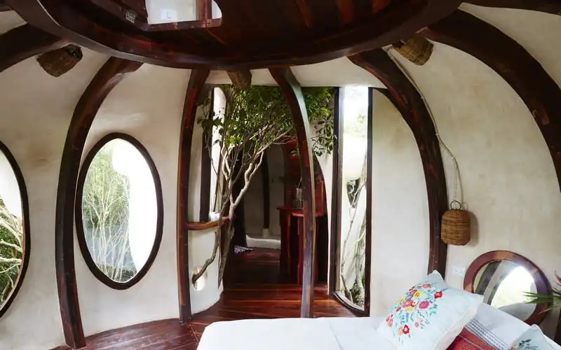 Độc đáo khách sạn trên cây bên bờ biển Mexico 7 wanderlust tips khach san tren cay ben bo bien