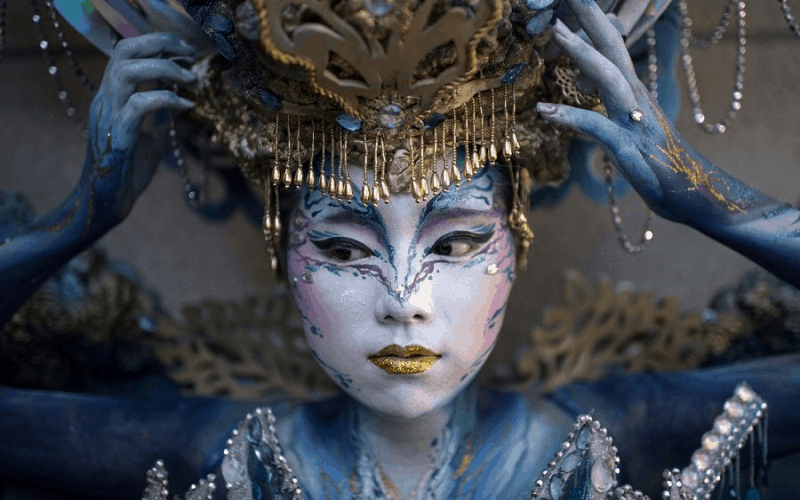 Du khách đổ về Hàn Quốc tham dự Lễ hội bodypainting quốc tế 5 wanderlust tips du khach ve han quoc tham du le hoi ve tranh tren co 2