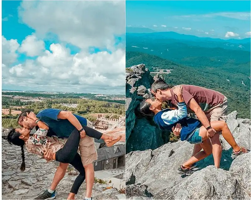 Cặp đôi "pose" hình hôn độc đáo tại tất cả các thành phố họ ghé thăm 6 wanderlust tips chum anh hon doc dao cua cap doi tai tat ca cac thanh pho ho ghe tham 31