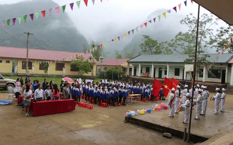 Sheraton Hanoi và JW Marriott Hanoi khánh thành bếp ăn từ thiện cho trường THCS Ngọc Động 9 wanderlust tips Sheraton Hanoi va JW Marriott Hanoi khanh thanh bep an tu thien cho truong THCS vung cao tinh Cao Bang6