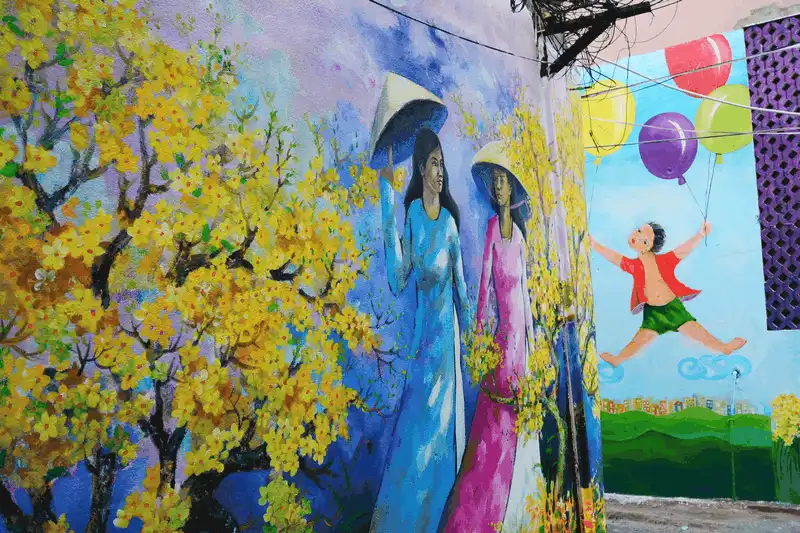 Wanderlust Tips Me man truoc nhung ngoi lang bich hoa trai khap Viet Nam 6