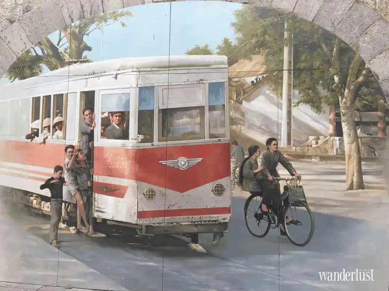 Wanderlust Tips ngam Ha Noi xua qua bich hoa tren pho Phung Hung 12