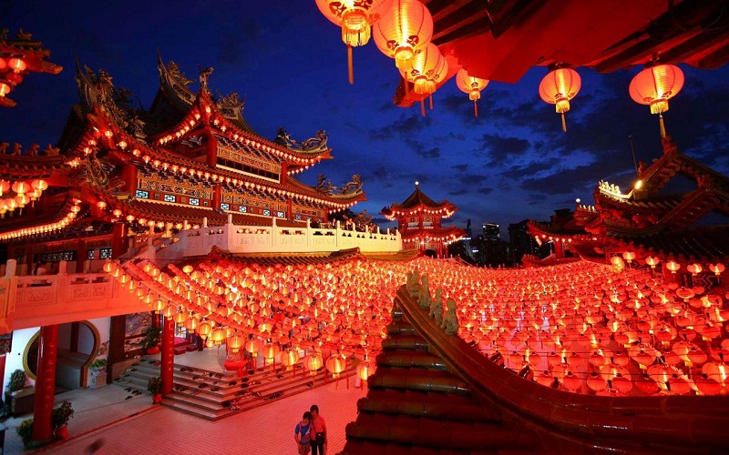 Đến Malaysia nhất định phải ghé thăm ngôi chùa “đèn lồng đỏ”