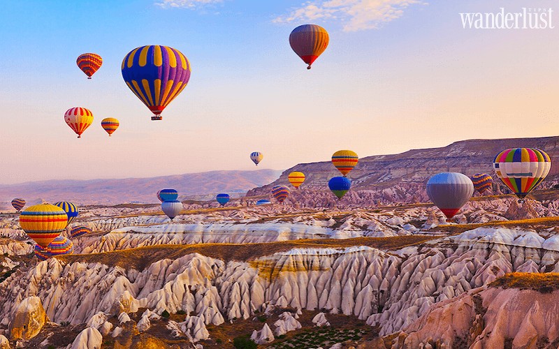 Tạp chí Du lịch Wanderlust Tips Cappadocia - xứ sở khinh khí cầu tuyệt diệu ở miền trung Thổ Nhĩ Kỳ