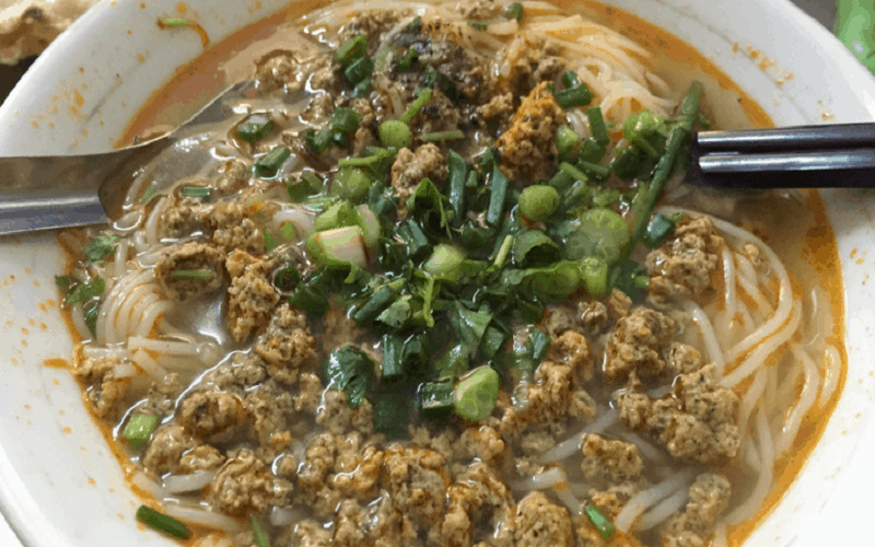 Bún rạm – món ăn dân dã nức tiếng Quy Nhơn