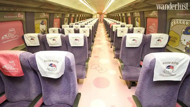 Ấn tượng tàu cao tốc Hello Kitty tại Nhật Bản 6 Wanderlust Tips an tuong tau hello kitty tai Nhat Ban 04