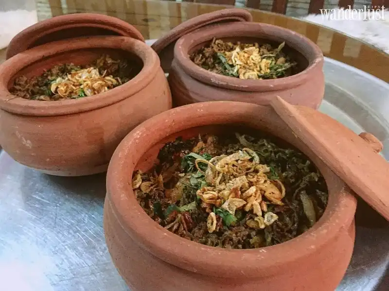 Tìm lại hương vị quê với món rươi kho niêu đất 7 Wanderlust Tips ruoi kho nieu dat hai duong 03