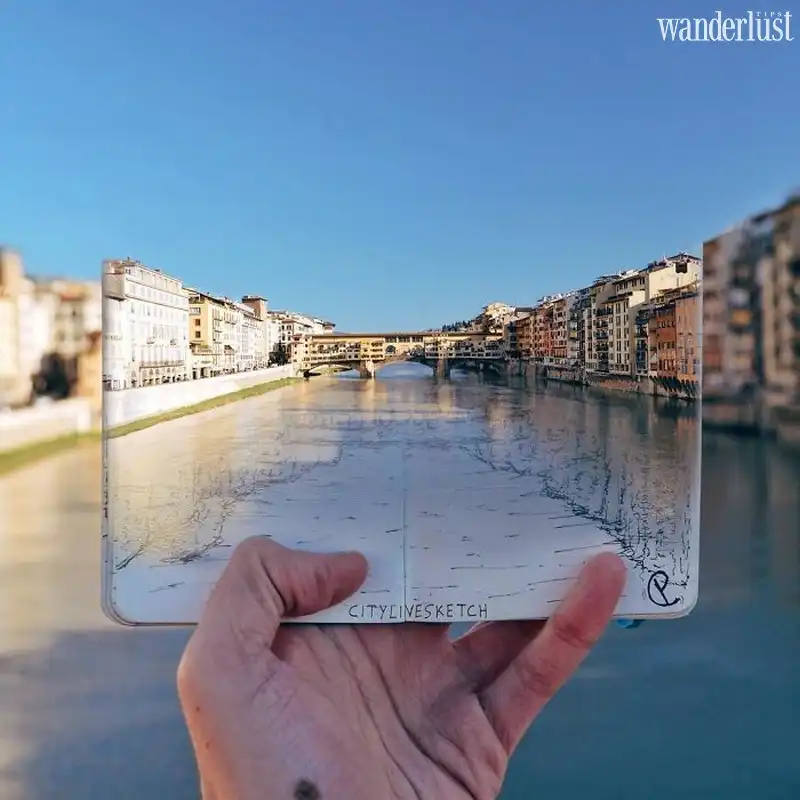 wanderlust tips nguoi nghe si tai hoa phac hoa 3D cac dia danh noi tieng 09