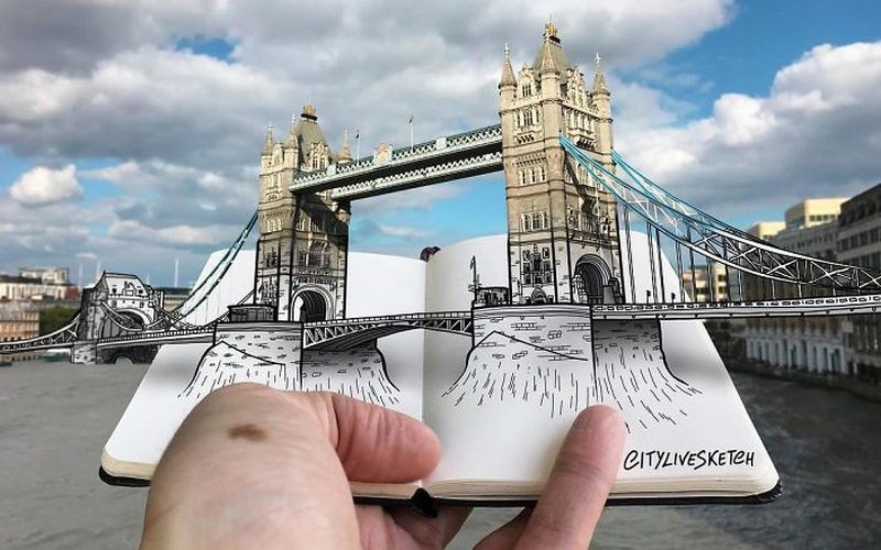 Người nghệ sĩ tài hoa với bản phác họa 3D các địa danh nổi tiếng 5 Tạp chí Du lịch Wanderlust Tips Người nghệ sĩ tài hoa với bản phác họa 3D các địa danh nổi tiếng