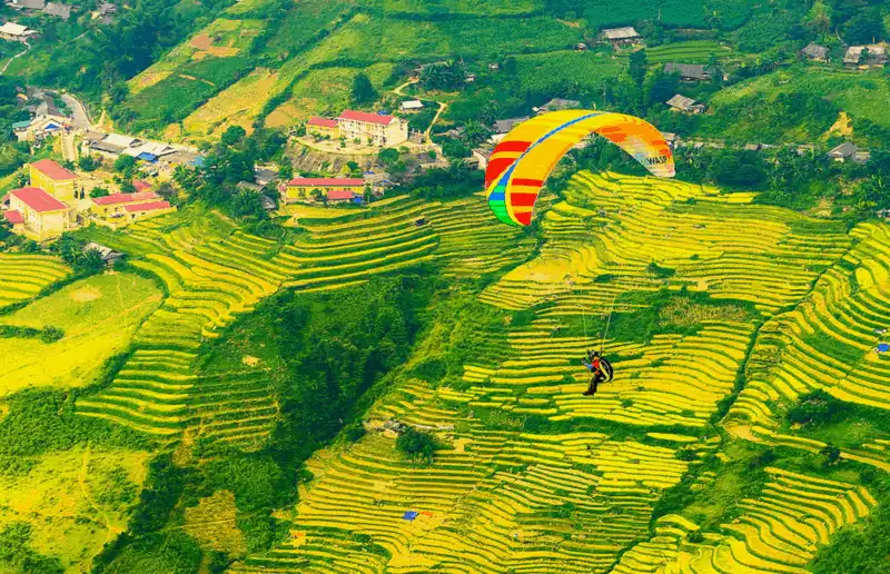 Tạp chí du lịch Wanderlust Tips Lễ hội dù lượn "Bay trên mùa vàng 2018" sẽ diễn ra ở Yên Bái