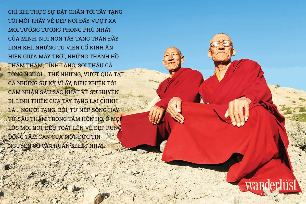 Tạp chí Du lịch Wanderlust Tips Người Tạng và đức tin thuần khiết