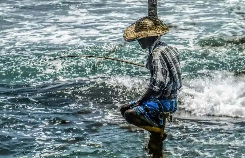 Tạp chí du lịch Wanderlust Tips | Độc đáo truyền thống câu cá trên cọc kheo của người Sri Lanka
