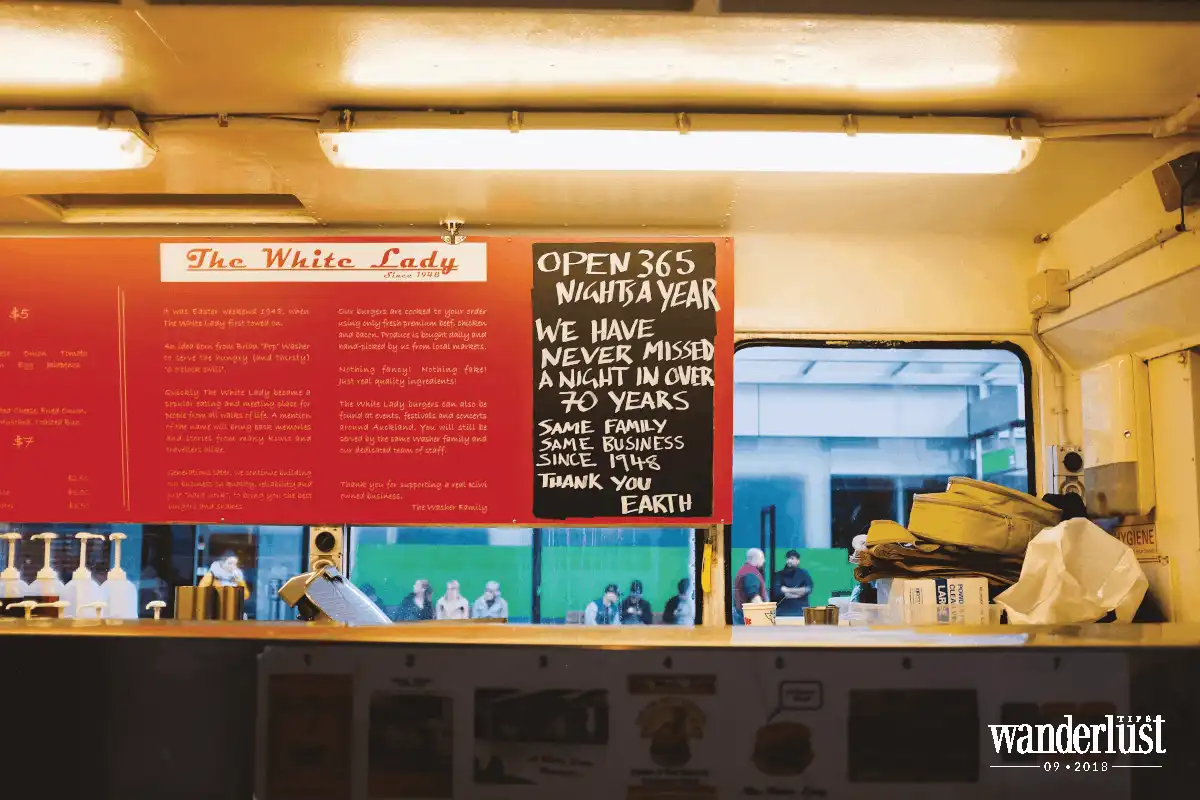 The White Lady: 70 lịch sử ẩm thực đường phố ở vùng đất chim kiwi 8 Tạp chí du lịch Wanderlust Tips The White Lady: 70 lịch sử ẩm thực đường phố ở vùng đất chim kiwi