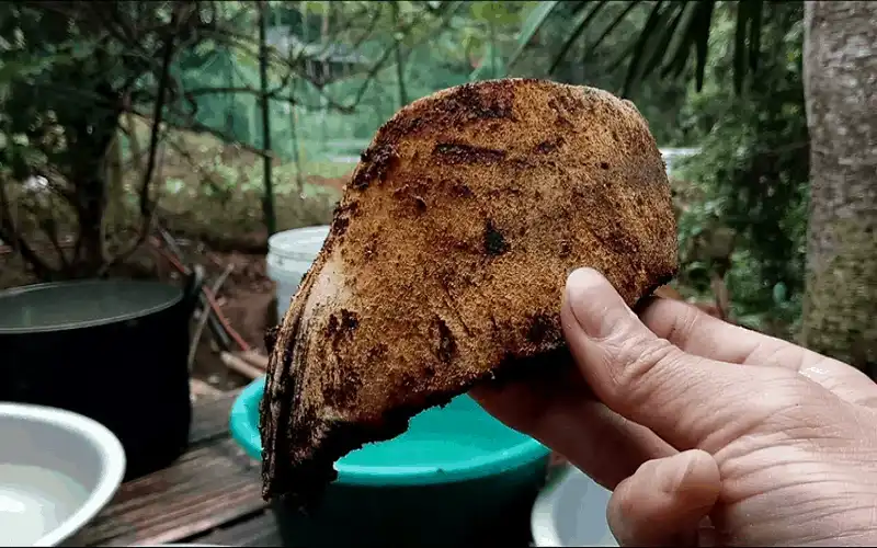 Tạp chí du lịch Wanderlust Tips Da trâu gác bếp - Món ăn độc lạ ở Mai Châu