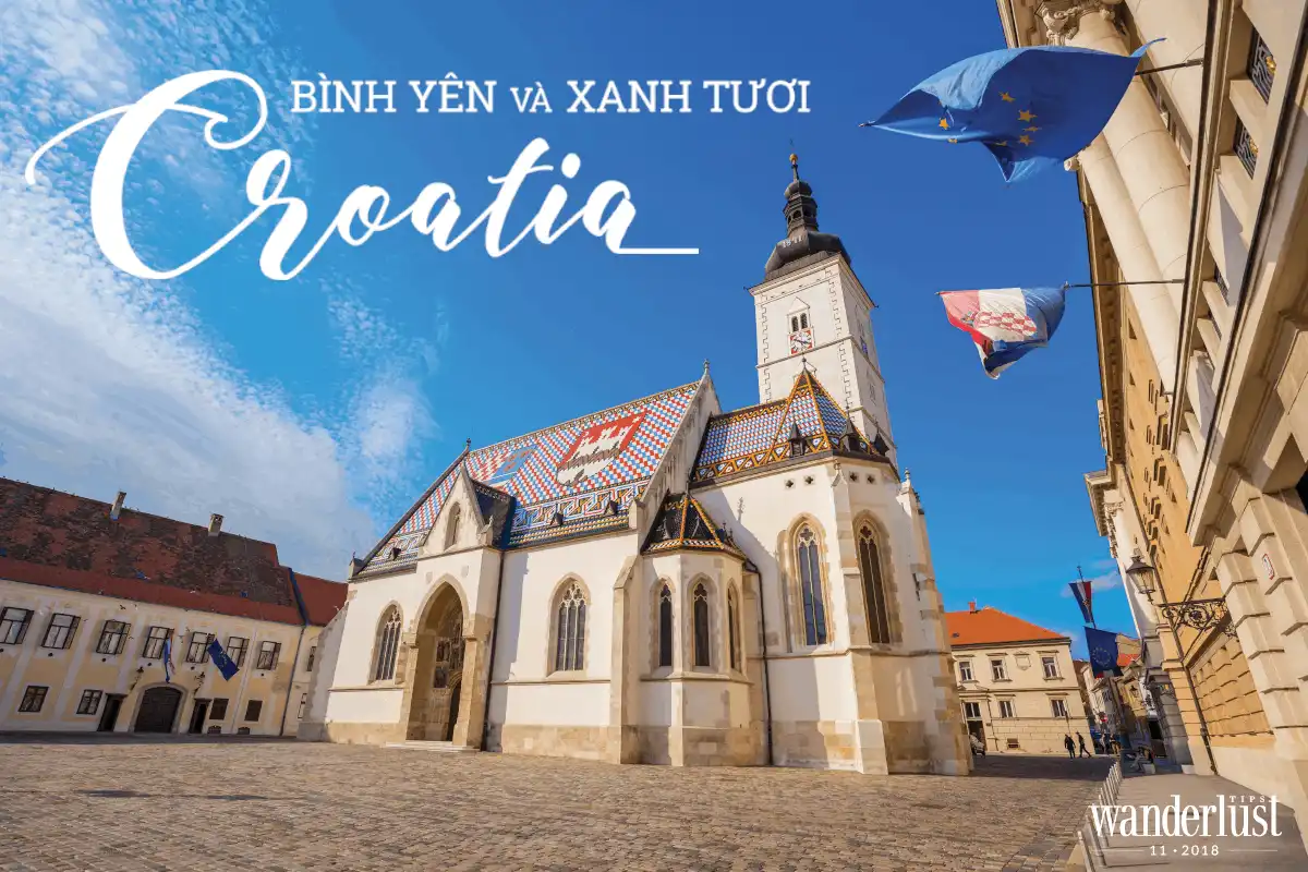 Tạp chí du lịch Wanderlust Tips Croatia, bình yên và xanh tươi - điểm đến