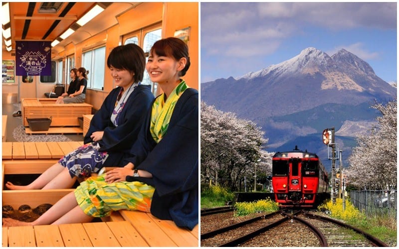 Tạp chí du lịch Wanderlust Tips | Nhật Bản đưa dịch vụ ngâm chân nước nóng lên tàu du lịch