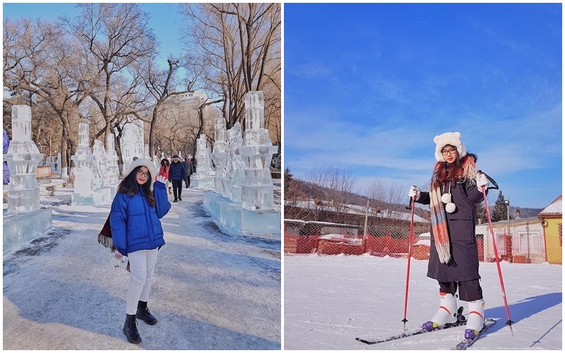 Tạp chí Du lịch Wanderlust Tips | Theo chân cô gái Việt đến Cáp Nhĩ Tân phủ đầy tuyết trắng