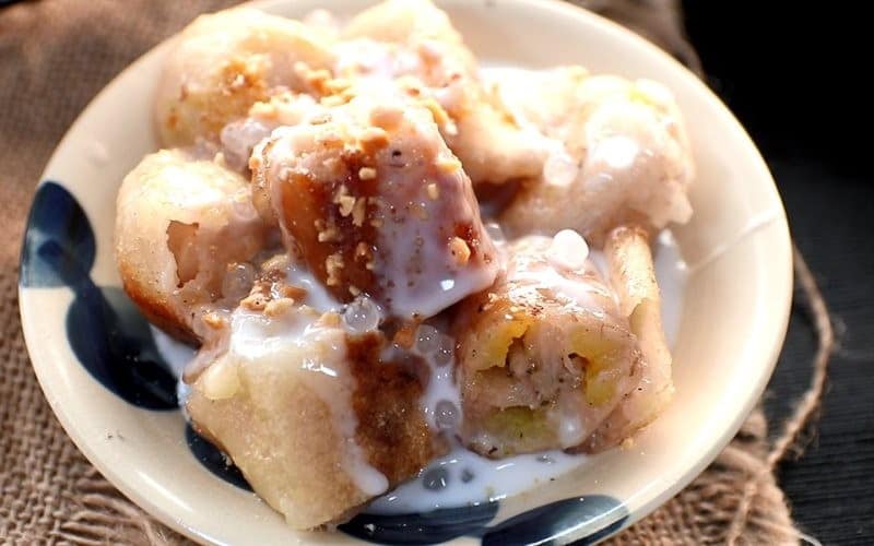 Tạp chí Du lịch Wanderlust Tips | Chuối nếp nướng: Món ăn dân dã cho ngày giá lạnh