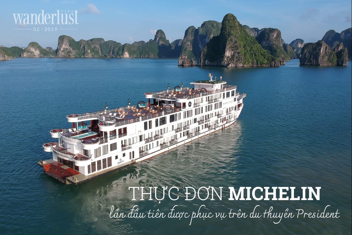 Tạp chí Du lịch Wanderlust Tips Thực đơn Michelin lần đầu tiên được phục vụ trên du thuyền President
