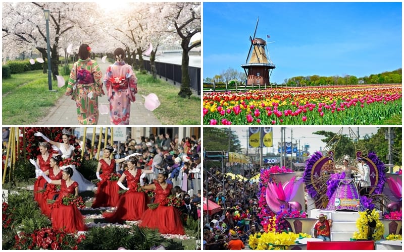 Tạp chí Du lịch Wanderlust Tips | Điểm danh những lễ hội hoa đặc sắc khiến du khách mê mẩn