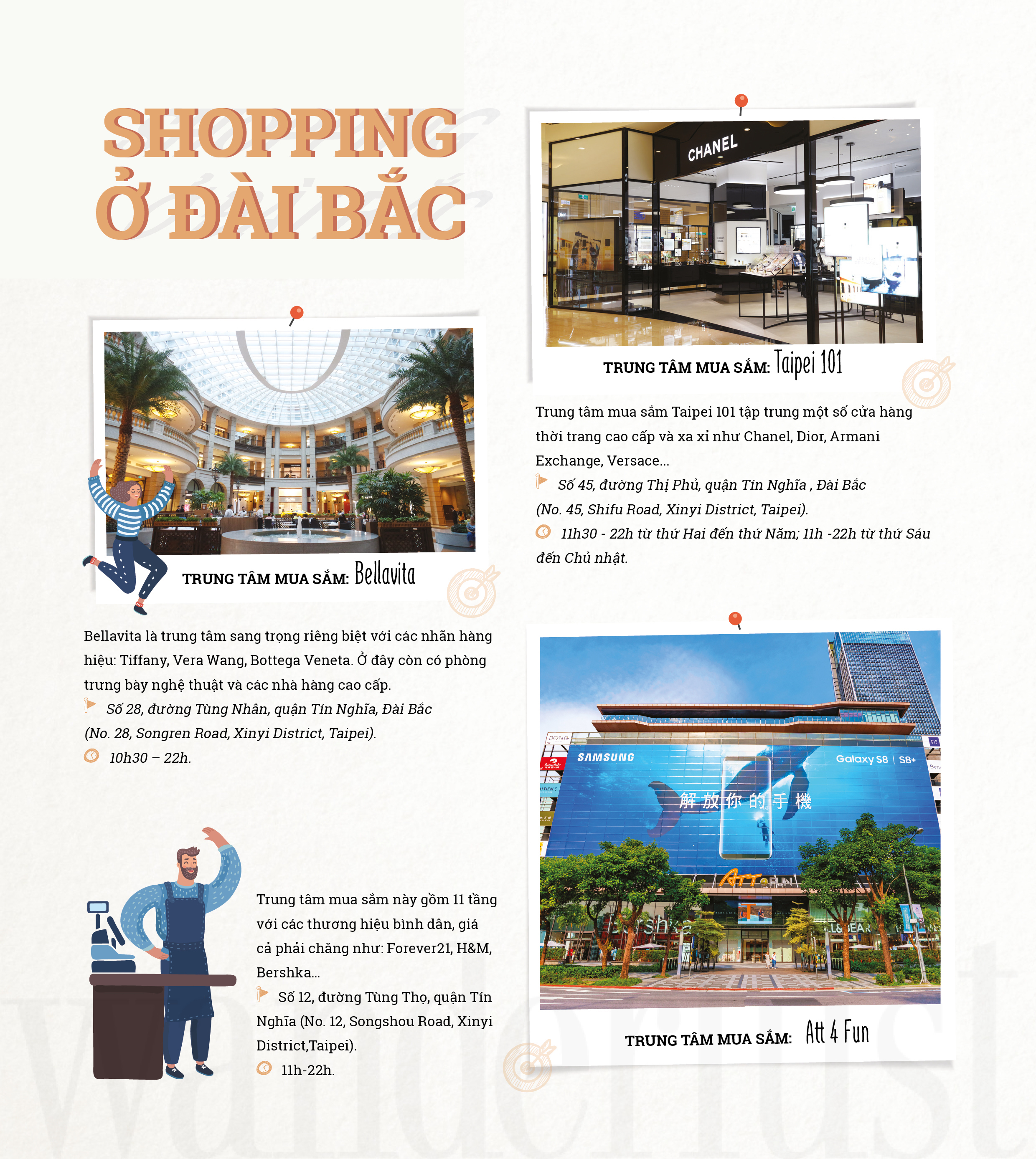 Tạp chí Du lịch Wanderlust Tips Shopping ở Đài Bắc