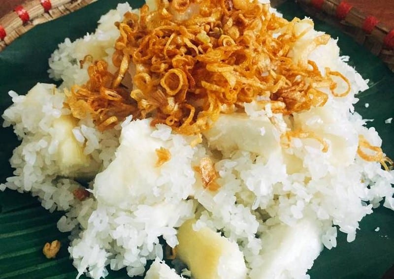 Tạp chí Du lịch Wanderlust Tips | Xôi sắn: món ăn vừa lạ cũng lại vừa quen