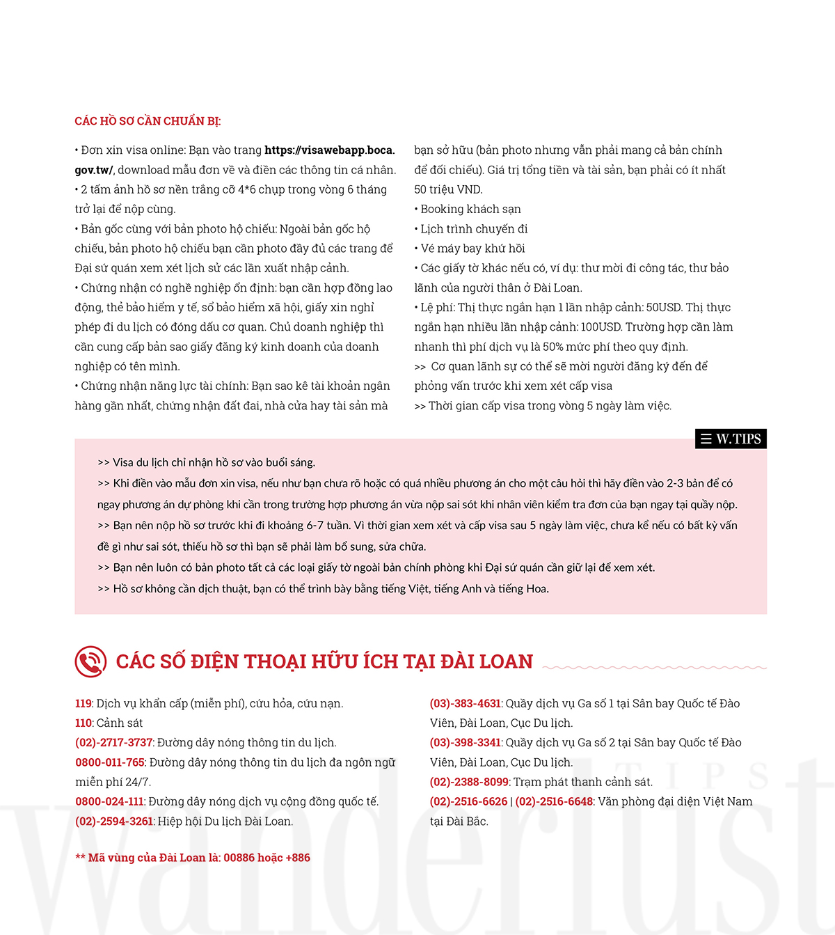 Hướng dẫn xin visa du lịch Đài Loan