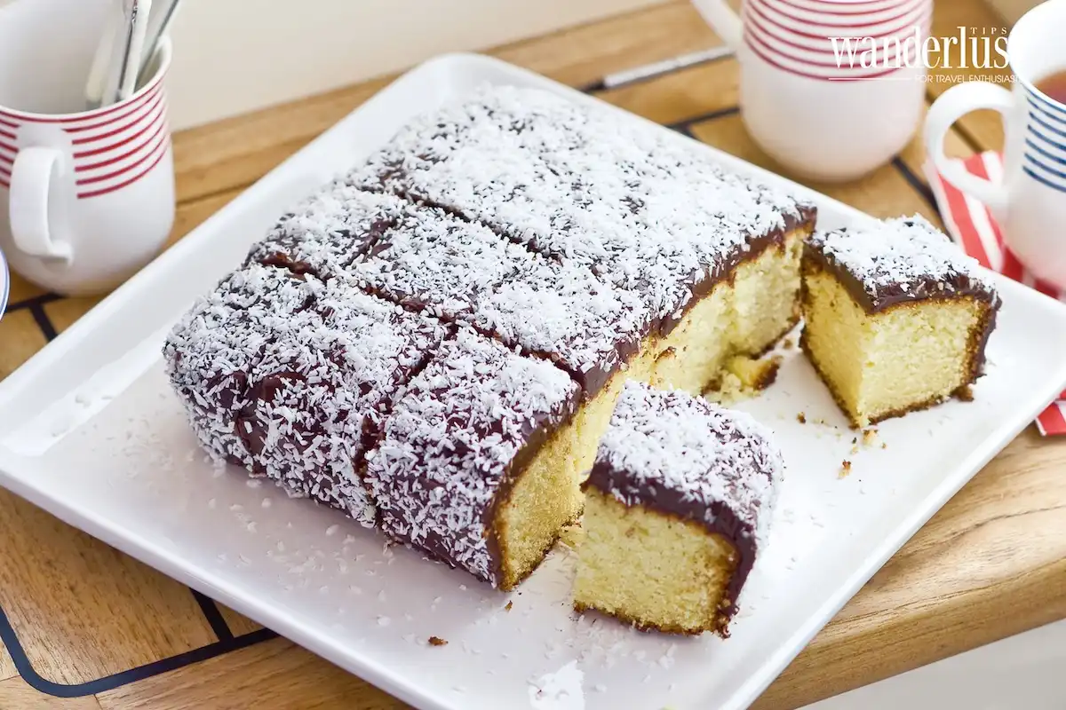 Bánh Lamington là loại bánh “quốc dân” nước Úc