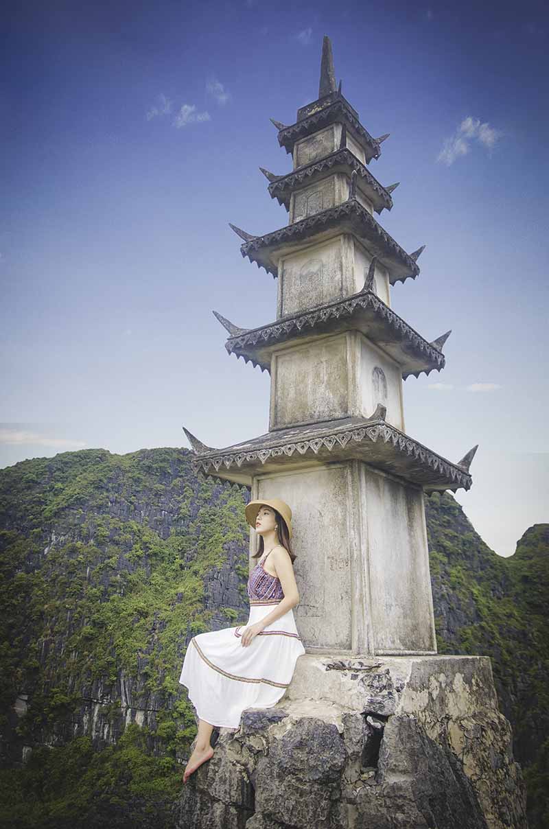 Thiếu nữ Hà thành diện áo dài, nón lá du lịch Ninh Bình 11 wanderlust tips thieu nu ha thanh dien ao dai non la du lich ninh binh 13