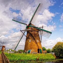 wanderlust tips niu giu an yen o lang coi xay gio Kinderdijk ha lan 0